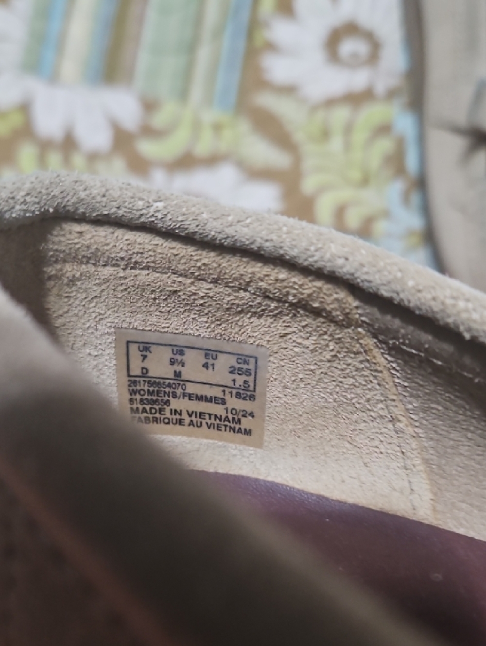 Clarks Originals Beige Suede Mary Jane Loafers - Picture 6 of 6